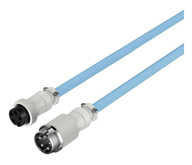 HyperX Coiled Cable Light Blue - 1346019 - zdjęcie 3